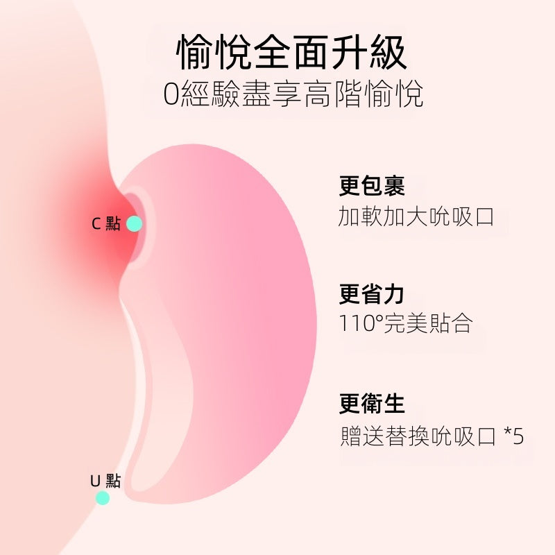 ZEMALIA 抱悅 吮吸+震動女生跳蛋 APP控制 夾腿自慰 女性成人用品07